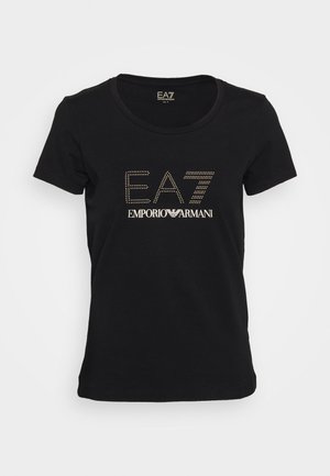 Print T-shirt - black