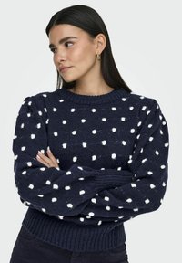 JDY JDYSIGRID LIFE ON PUFF - Pullover - night sky