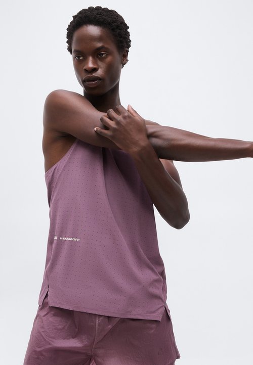 adidas ADI365 HERMANOS KOUMORI SINGLET - Top - shadow fig — photo 4