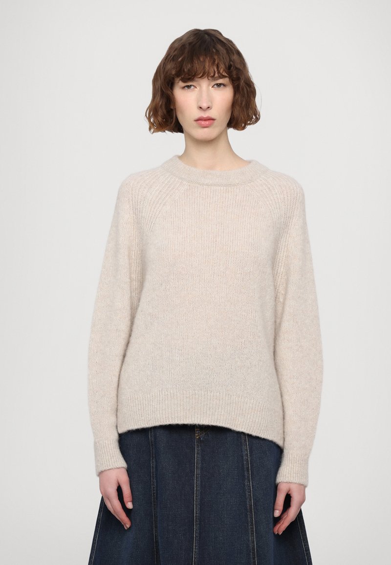 CLOSED - CREW NECK LONG SLEEVE - Strickpullover - stone beige, Vergrößern