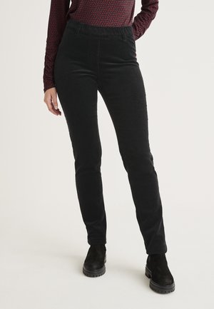 TREGGINGS IN CORDUROY - Bukser - black