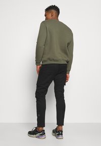 G-STAR ZIP PKT 3D SKINNY CARGO - Calças cargo - dark black