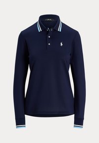 TAILORED FIT LONG-SLEEVE POLO SHIRT - Polo majica - refned navy/sutton blue/ceramic white