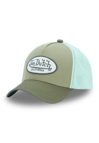 Von Dutch BASEBALL AVECET PATCH EN BOUCLETTE ET BRODERIE  - Casquette - turquoise