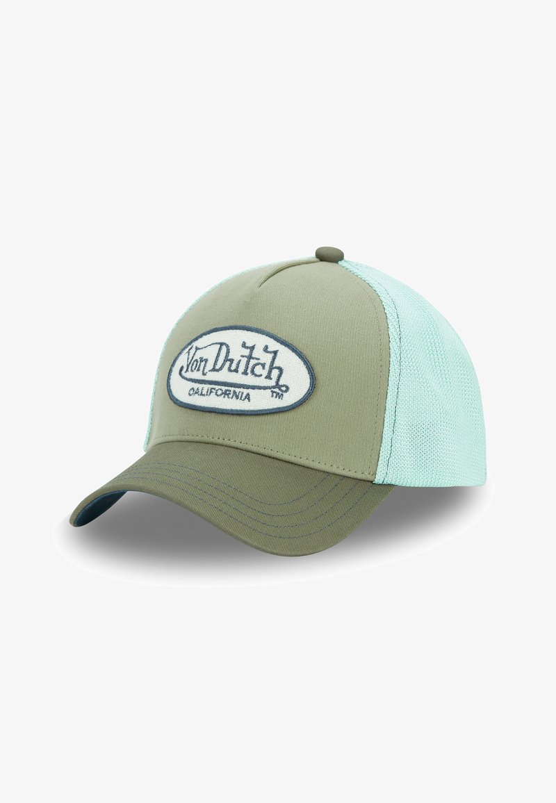 Von Dutch BASEBALL AVECET PATCH EN BOUCLETTE ET BRODERIE - Casquette - turquoise