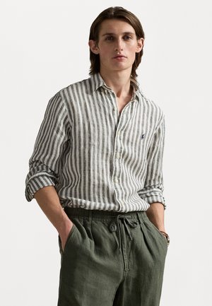 LONG SLEEVE SPORT SHIRT - Chemise - new olive/white