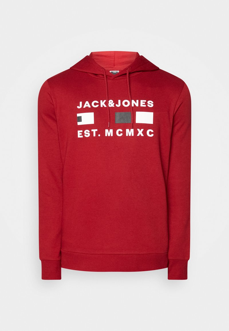 jack & jones Hoodie rood