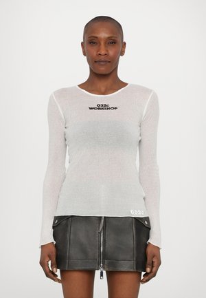 BLACK SUN LONGSLEEVE - Long sleeved top - soft white