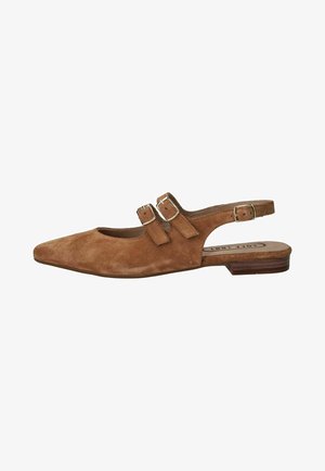 Loff1881, 716006/605 - Slingback ballerina´s - cognac