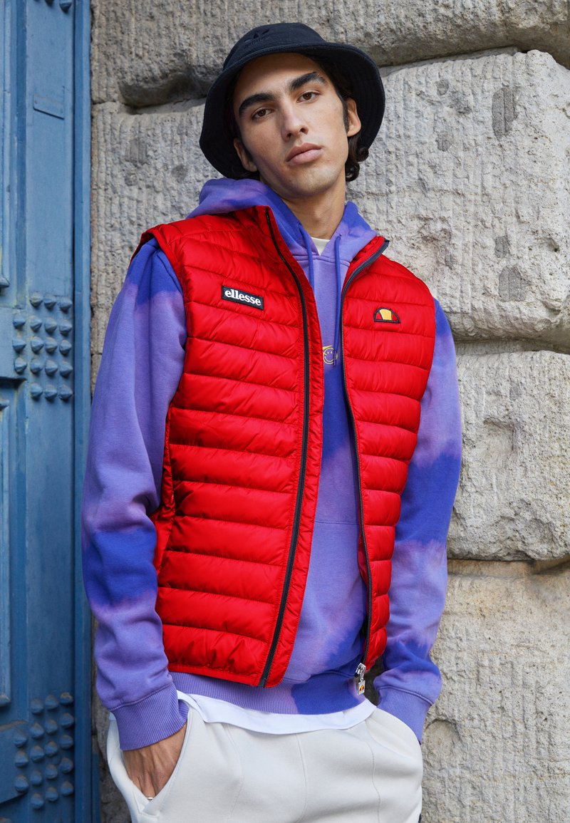 Ellesse BARDY GILET - Colete - dark red