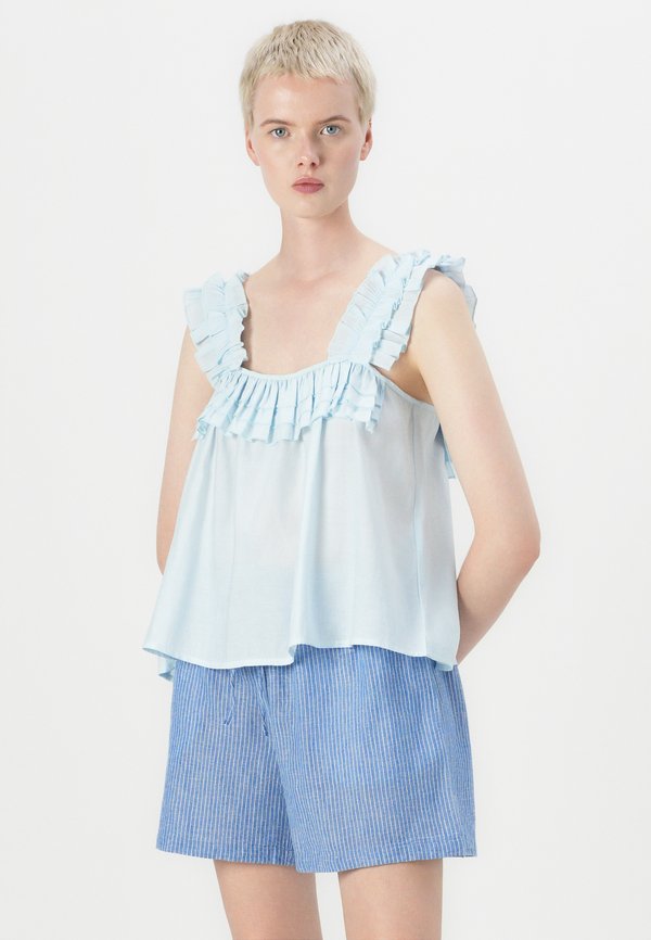 VMCLARA FRILL - Blouse - ice water4