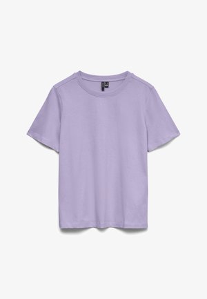 Vero Moda, PAULINA - Lihtne T-särk - pastel lilac
