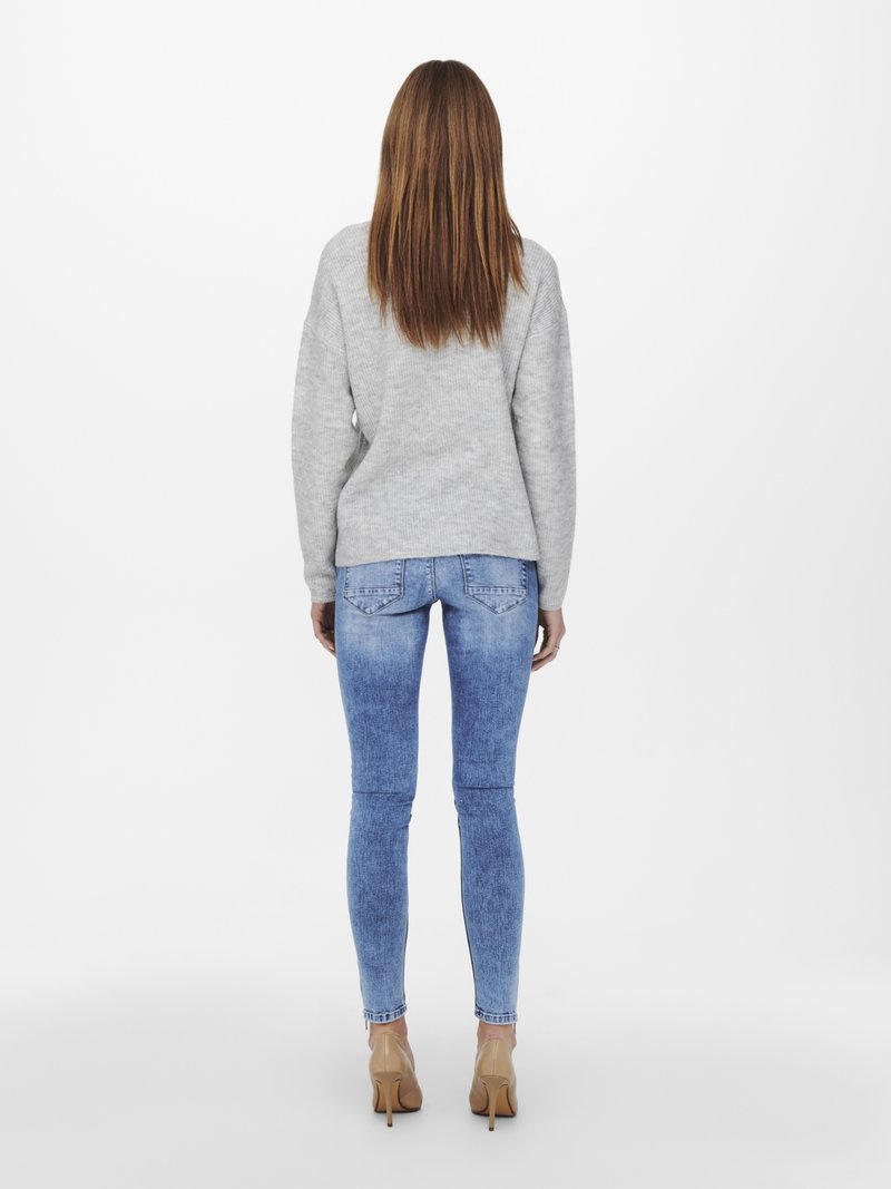 Damen Strickjacken | ONLY ONLCAMILLA Strickpullover light grey melange/hellgrau-meliert - FQ72572 Damen Strickjacken | ONLY ONLCAMILLA Strickpullover light grey melange/hellgrau-meliert - FQ72572