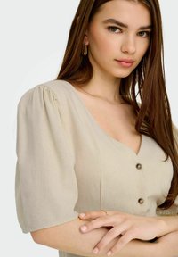 JDY SAY KURZES - Abito a camicia - oatmeal