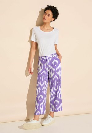 7/8 PRINT  - Broek - lila