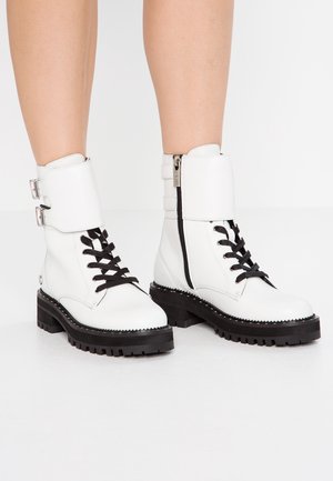 Cowboy- / bikerstøvlette - white