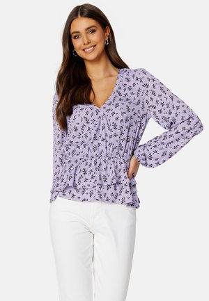 WRAP BLOUSE - Bluse - lilac