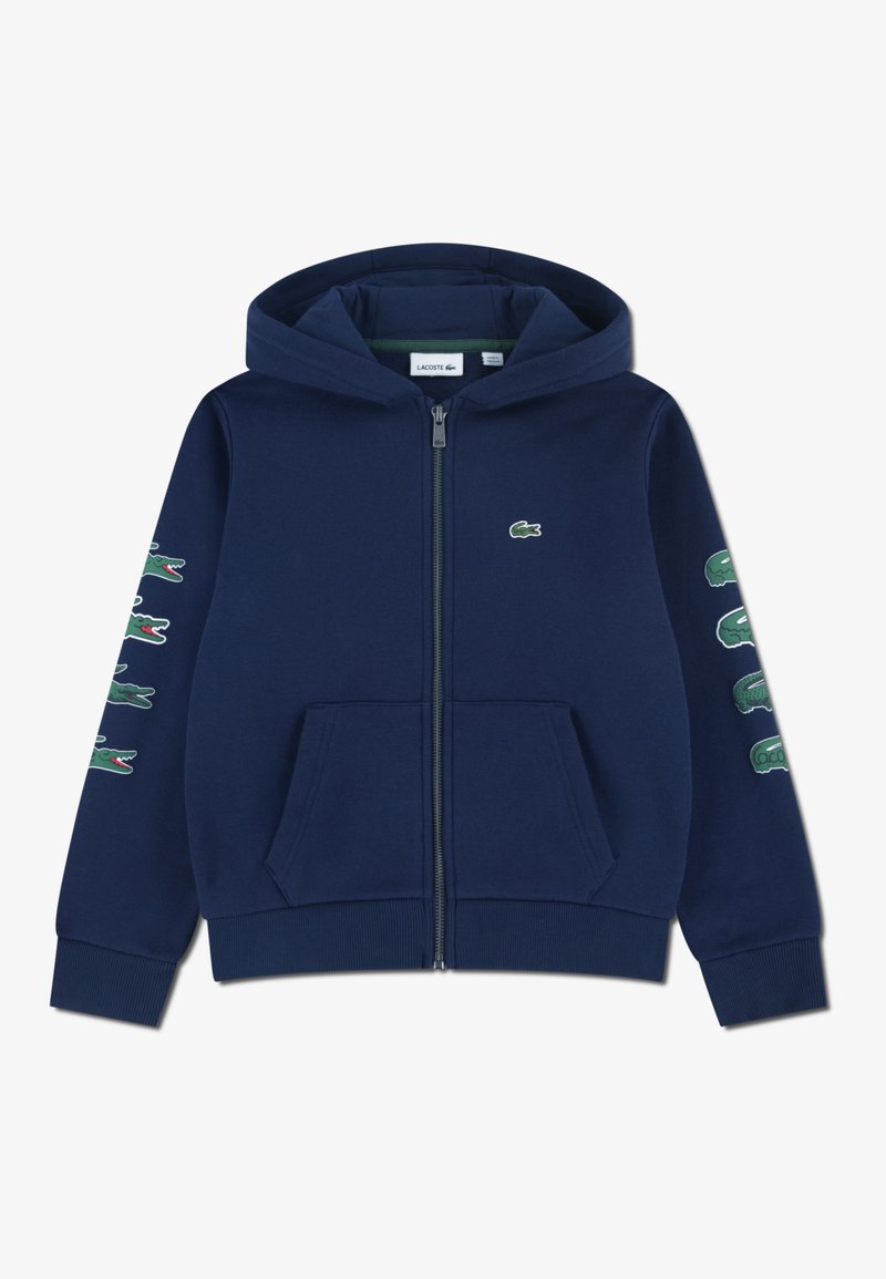 Lacoste GRAPHIC FULL ZIP - Sweat zippé - marine