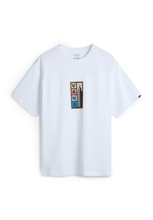 APEXIUM LOOSE FIT - Print T-shirt - white