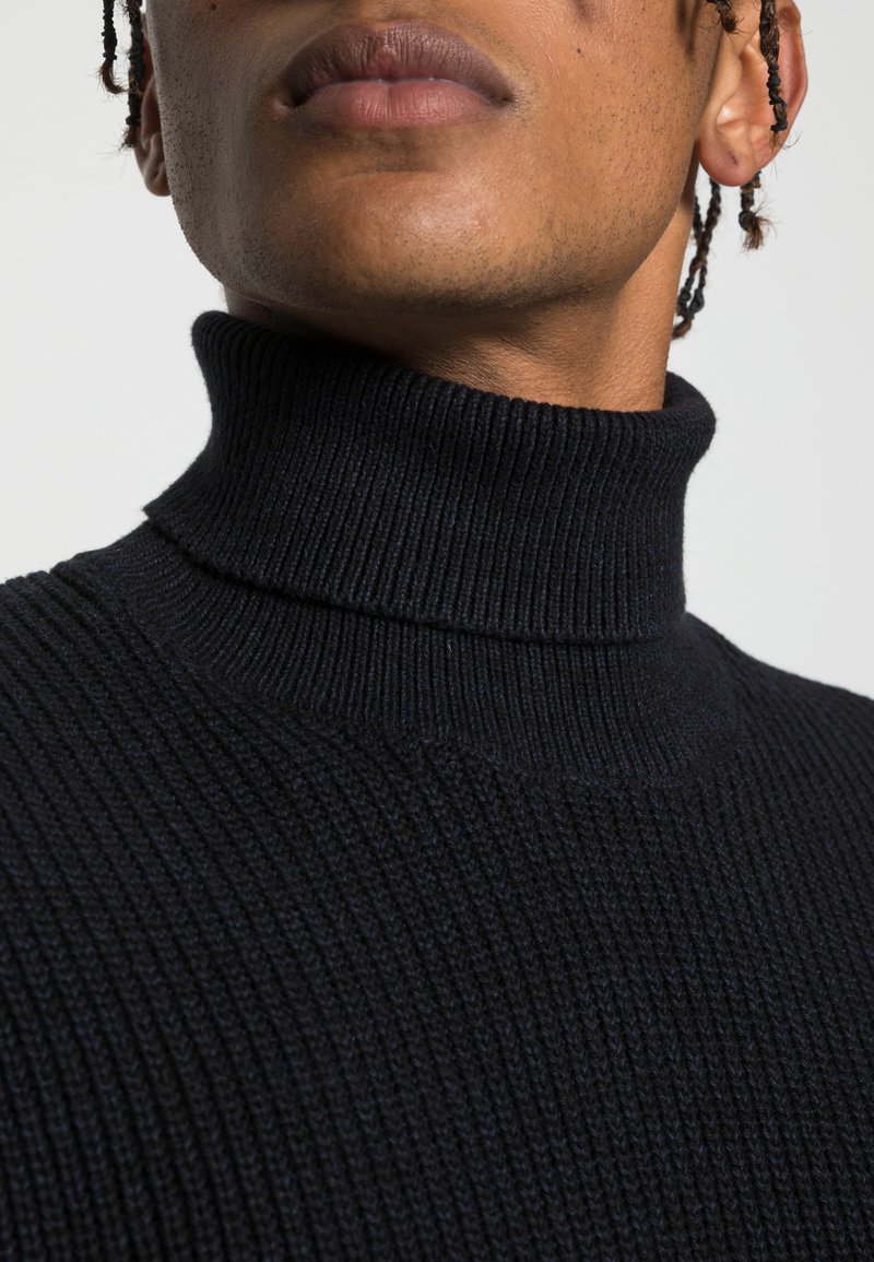 Herren Strickjacken | Jack & Jones JCOPOWER ROLL NECK Strickpullover navy/dunkelblau - TB25645 Herren Strickjacken | Jack & Jones JCOPOWER ROLL NECK Strickpullover navy/dunkelblau - TB25645