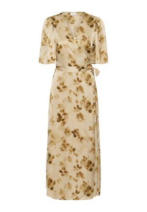 Kaffe, KASADIE WRAP - Robe longue - dusty champagne brown flowers