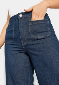 Long Tall Sally POCKET DETAIL WIDE LEG - Vaqueros rectos - indigo