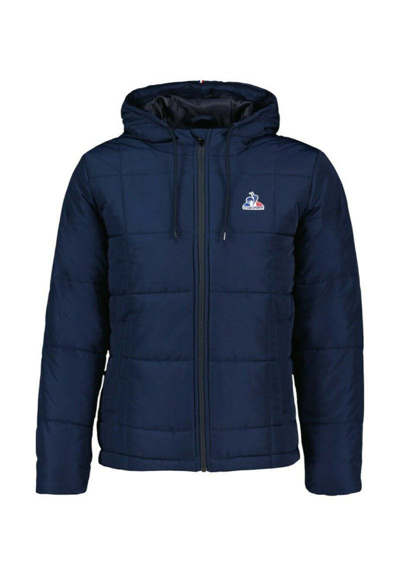 Le Coq Sportif Gewatteerde jas blauw Le Coq Sportif Gewatteerde jas blauw