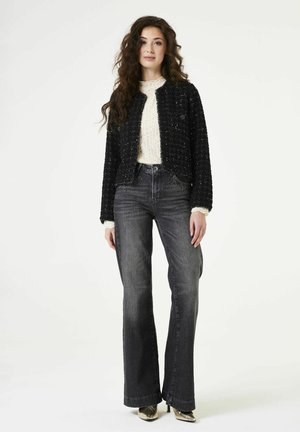 Garcia CELIA 249 WIDE - Straight leg jeans - dark used