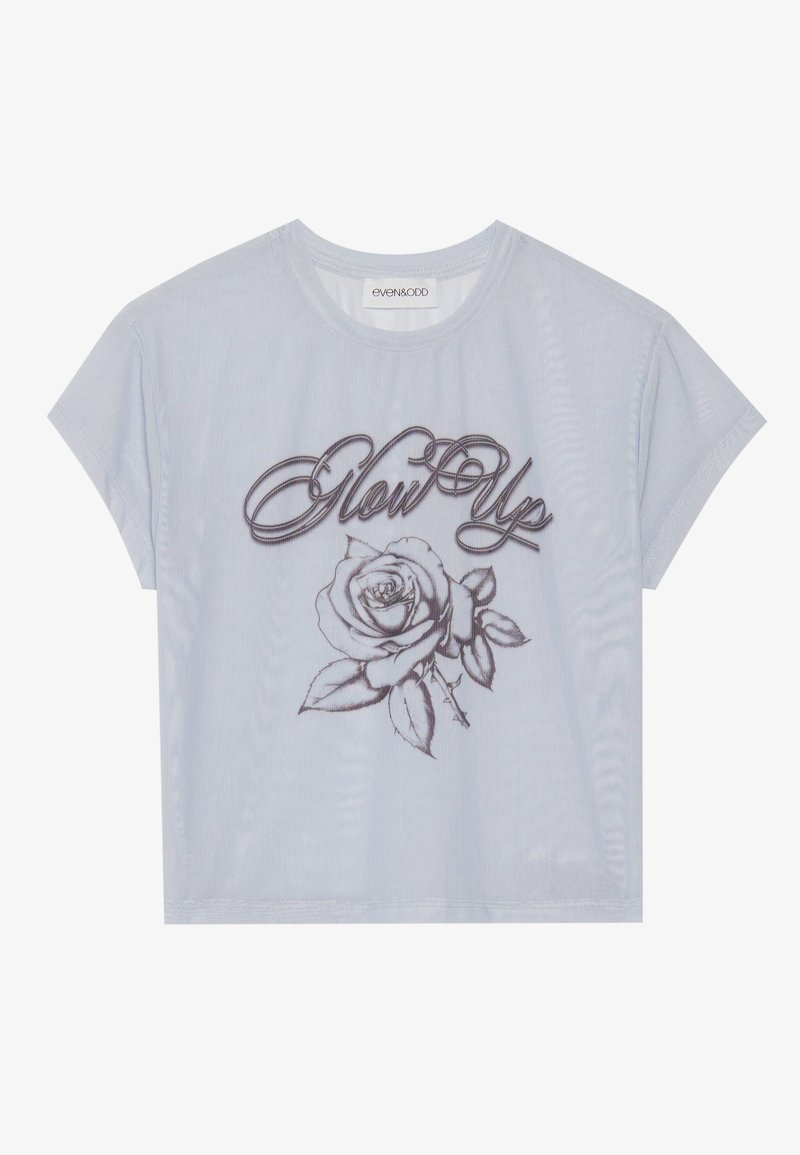 Even&Odd T-shirt print lichtblauw