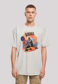 F4NT4STIC STAR WARS DARTH VADER SWIRLING FURY - T-shirt print - lightasphalt