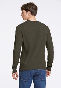 Junk De Luxe RECYCLED MIX  - Strickpullover - dk army mel