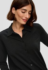 s.Oliver Overhemdblouse - schwarz
