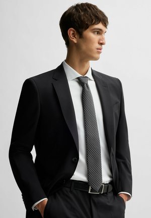 BOSS Cravate - dark grey nine