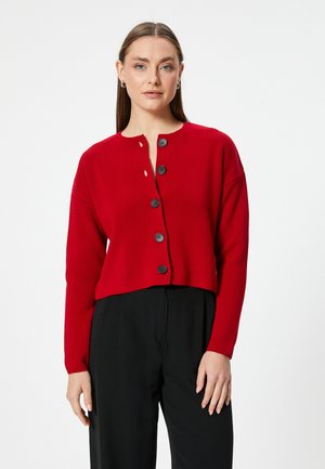 Koton BUTTON - Neuletakki - red