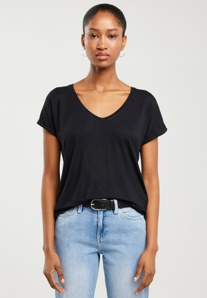 VALERIA - Tricou basic - schwarz