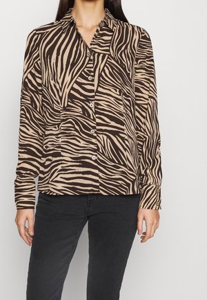 Button-down blouse - sand