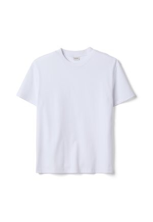 Stefanel, CREW NECK T SHIRT REGULAR FIT. - T-Shirt basic - optical white