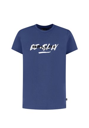 CREWNECK - T-shirt print - navy