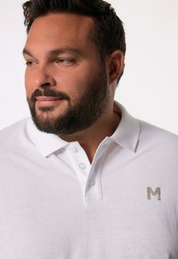 Men Plus 2ER-PACK BAUCHFIT HALBARM - Poloshirt - snow white