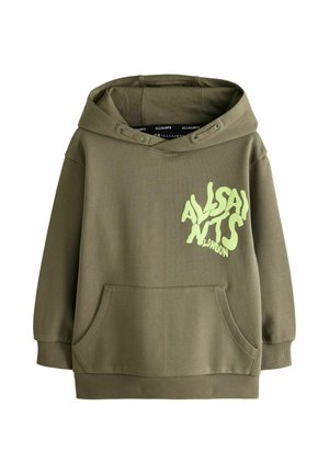 smALLSAINTS, REGULAR FIT - OVERSIZED ORLANDO PULLOVER HOODIE . - Hoodie - khaki green