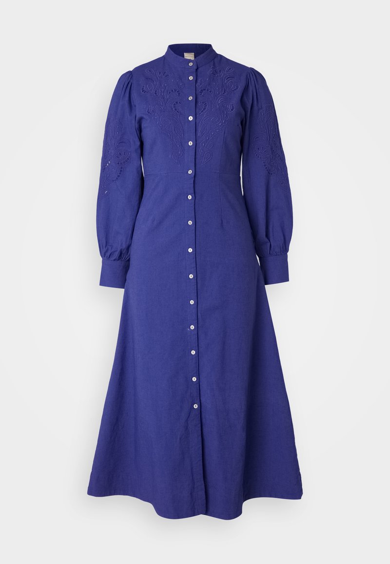 YAS Petite Blousejurk donkerblauw