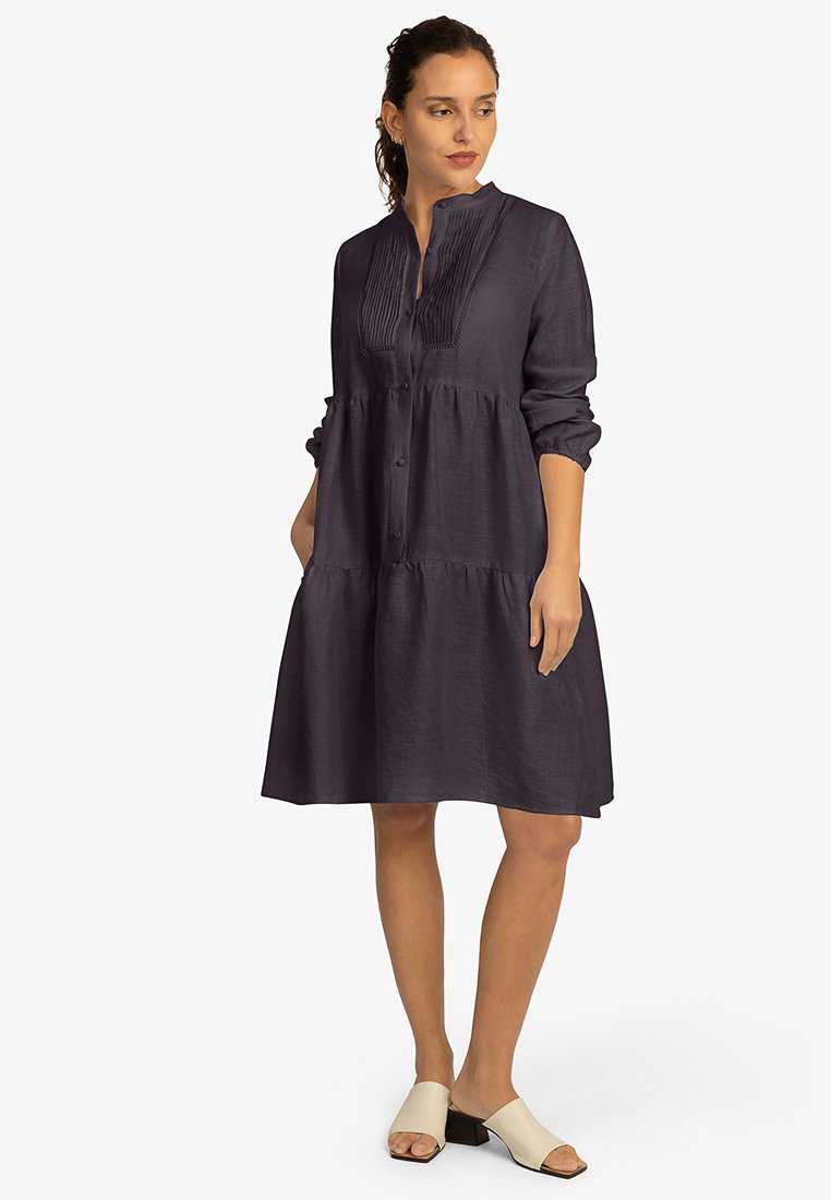 mint&mia Blousejurk donkerpaars mint&mia Blousejurk donkerpaars