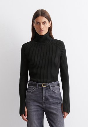 Marc O'Polo LONGSLEEVE TURTLE NECK - Maglione - black