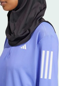 adidas Performance OWN THE RUN HALF-ZIP  - Fleece trui - semi  blue