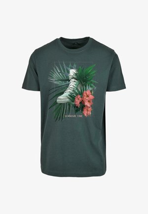 Mister Tee, SUMMER TIME - T-shirt imprimé - bottlegreen