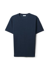 TESSUTO DEVORÈ - T-shirt basic - blu notte