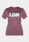 LONDON MARATHON ATHLETICS - T-shirt de sport - faded plum heather