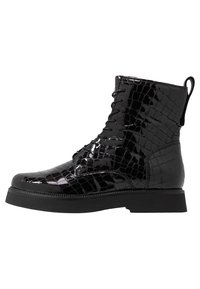 MJUS Stivaletti con plateau - black