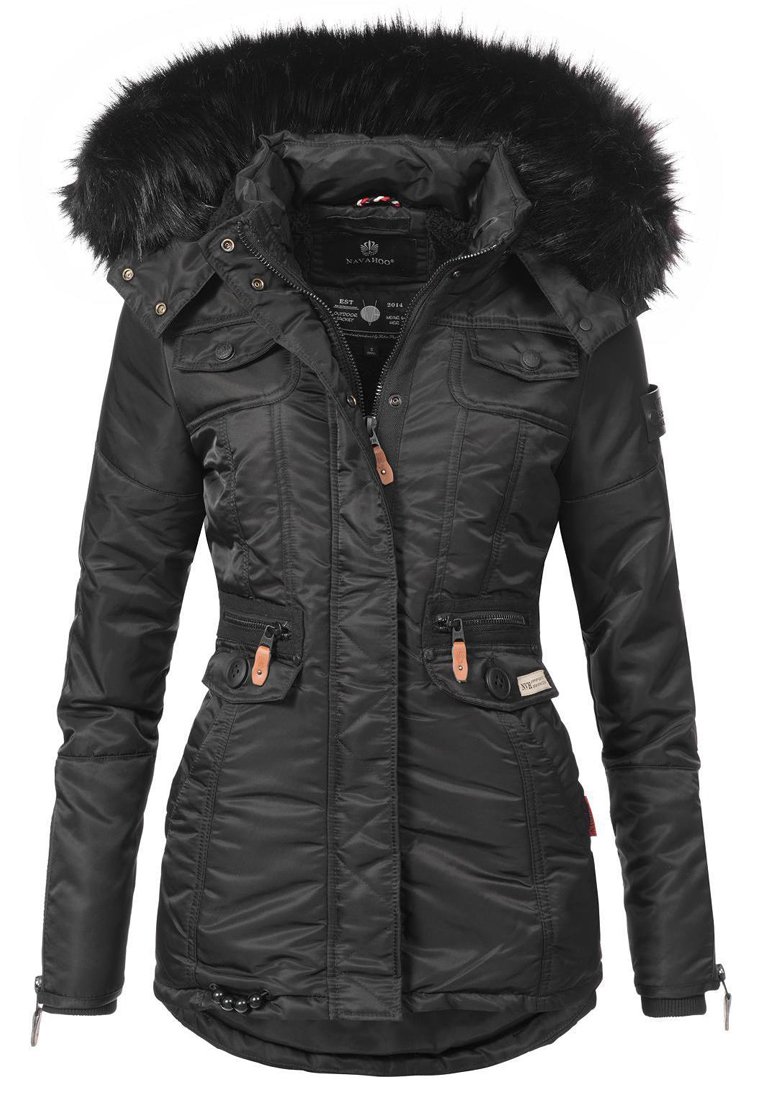 Damen Parkas | Navahoo SCHÄTZCHEN Wintermantel black/schwarz - NK70843 Damen Parkas | Navahoo SCHÄTZCHEN Wintermantel black/schwarz - NK70843