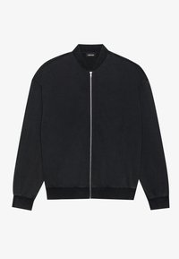 UNISEX - Zip-up sweatshirt - true black